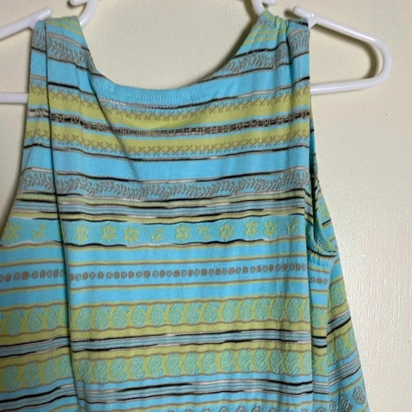 ZAZA EUC GIRLS BLUE STRIPE CASUAL DRESSES SPRING TANK BEACH DRESS SIZE 4 - Picture 6 of 9